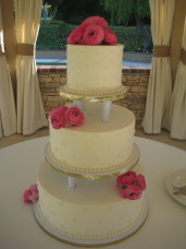 Los Willows Fallbrook Wedding Cake